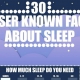 Infographic over feitjes slapen