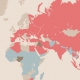 Infographic over de uitstoot van CO2 over de hele wereld