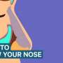 Infographic over hoe je je neus goed moet blazen