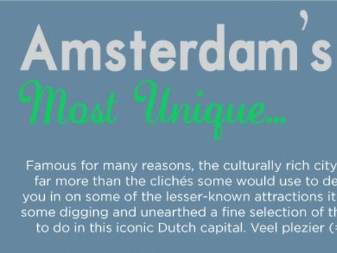 Amsterdam unieke kenmerken